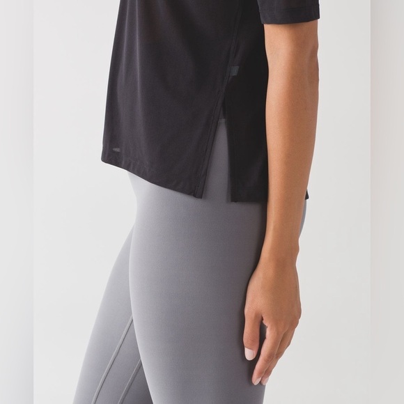 Lululemon Get Low Short Sleeve Black - Picture 3 of 8
